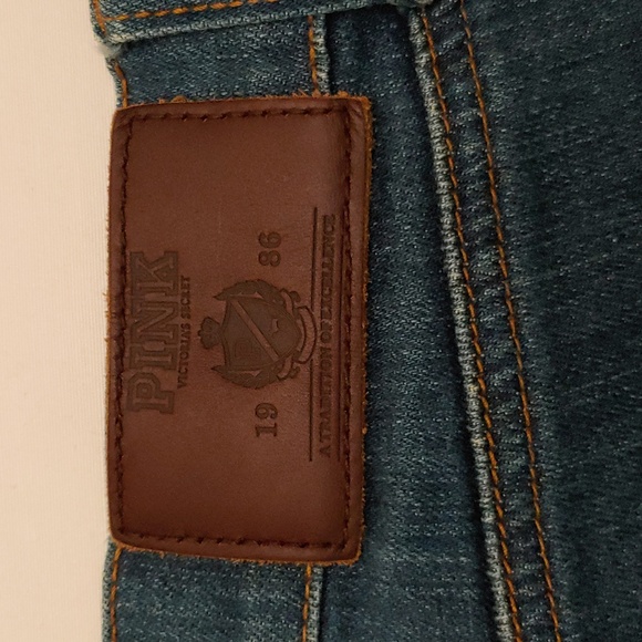 Victoria Secret Pink Women's Size 6 Short Flare Cut Jeans - Picture 4 of 12